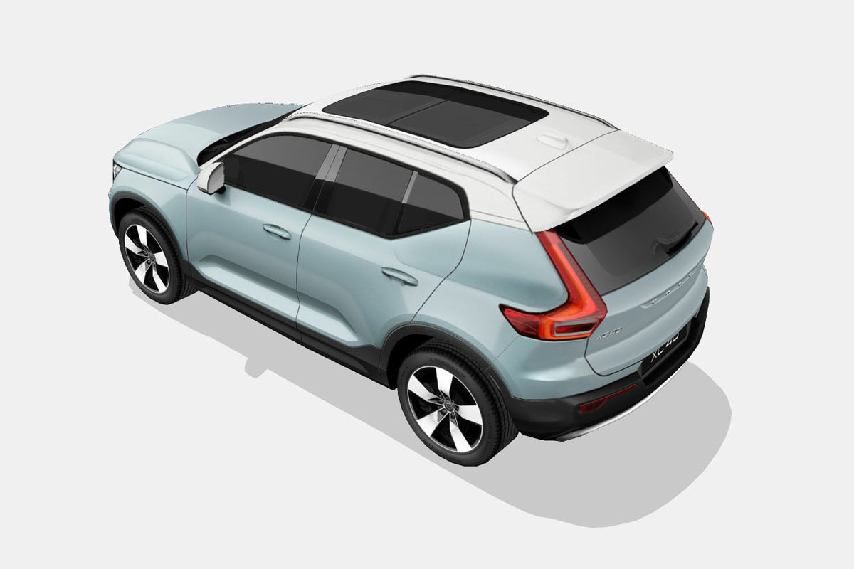 Volvo XC40 2018 Low-poly 3D model_7