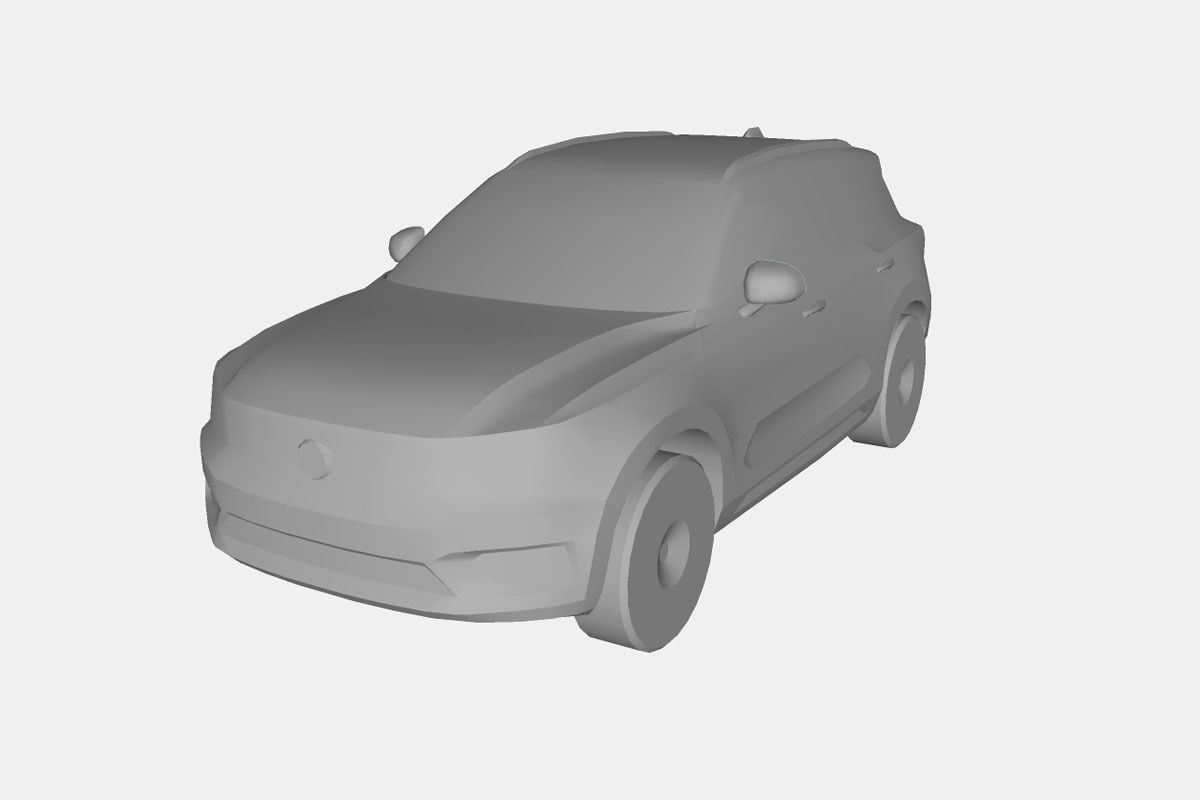Volvo XC40 2018 Low-poly 3D model_20