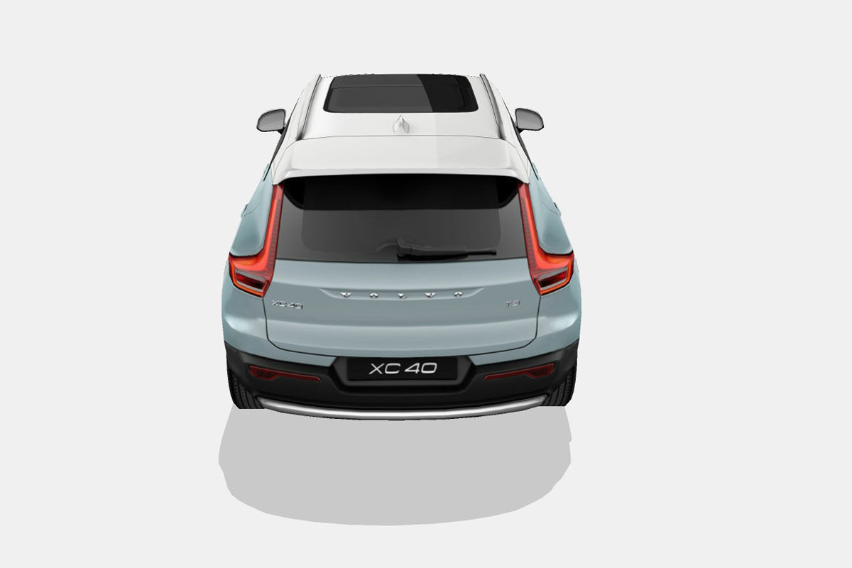 Volvo XC40 2018 Low-poly 3D model_9
