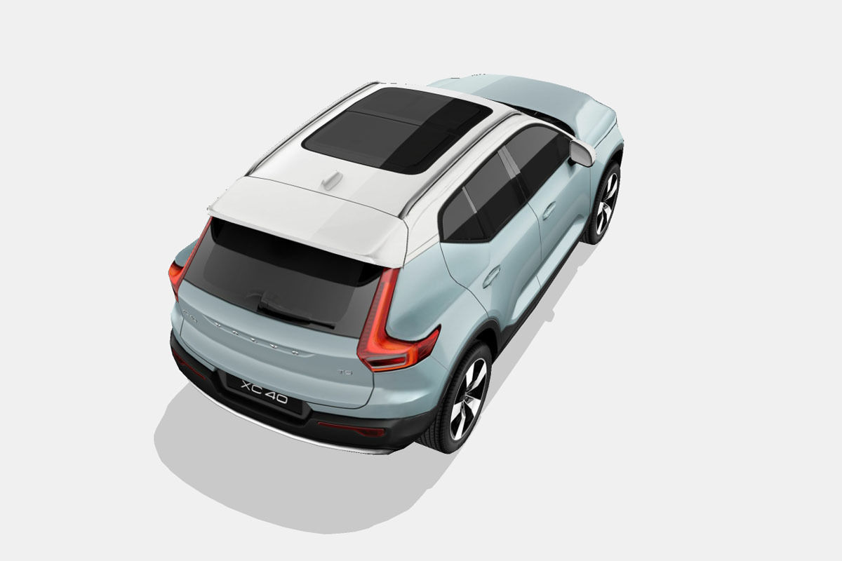 Volvo XC40 2018 Low-poly 3D model_10