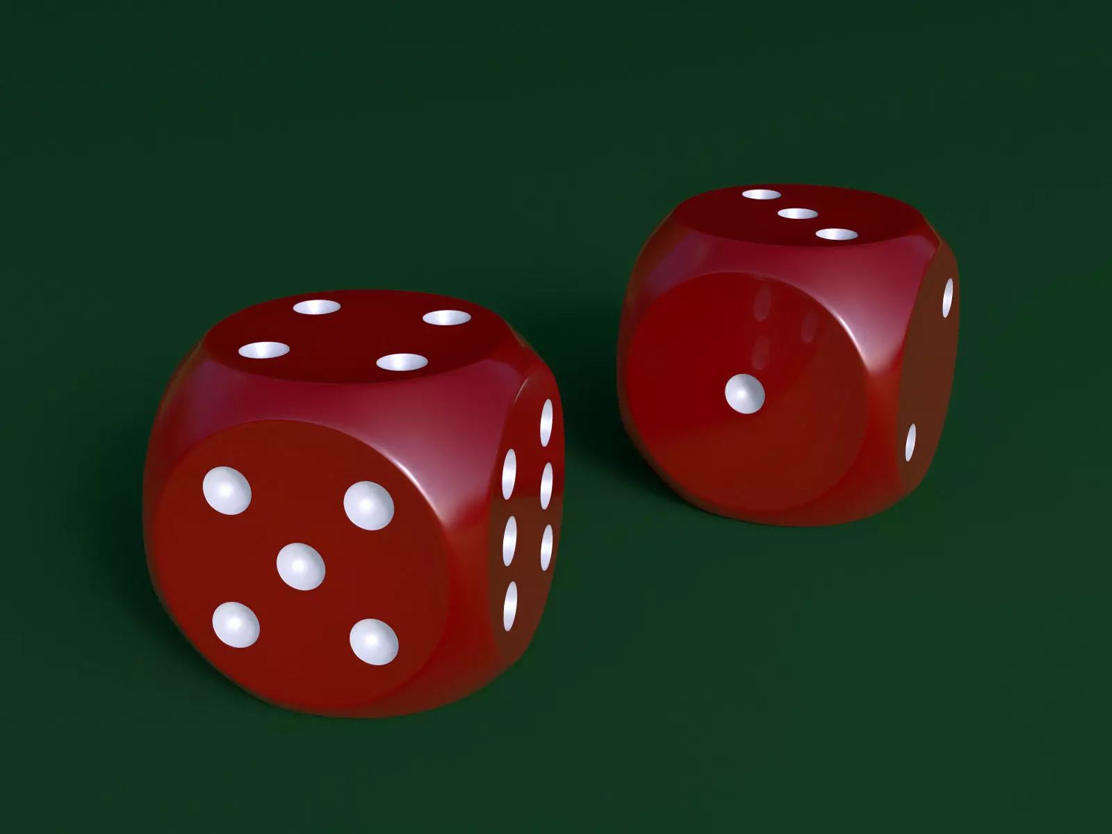Playing Dice with Rounded Corners Free 3D model_0