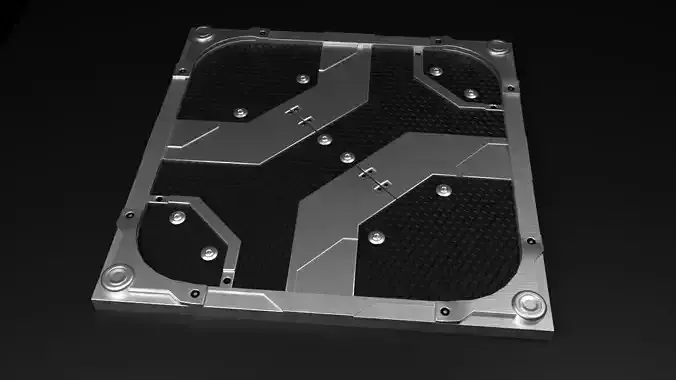Sci-Fi Bottom Floor Panel 3D model Sci-Fi Bottom Floor Panel 3D model