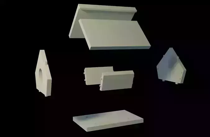 Bird House Printable Free 3D print model