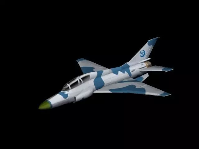 FTC-2000 Mountain Eagle Fighter Low-poly 3D model