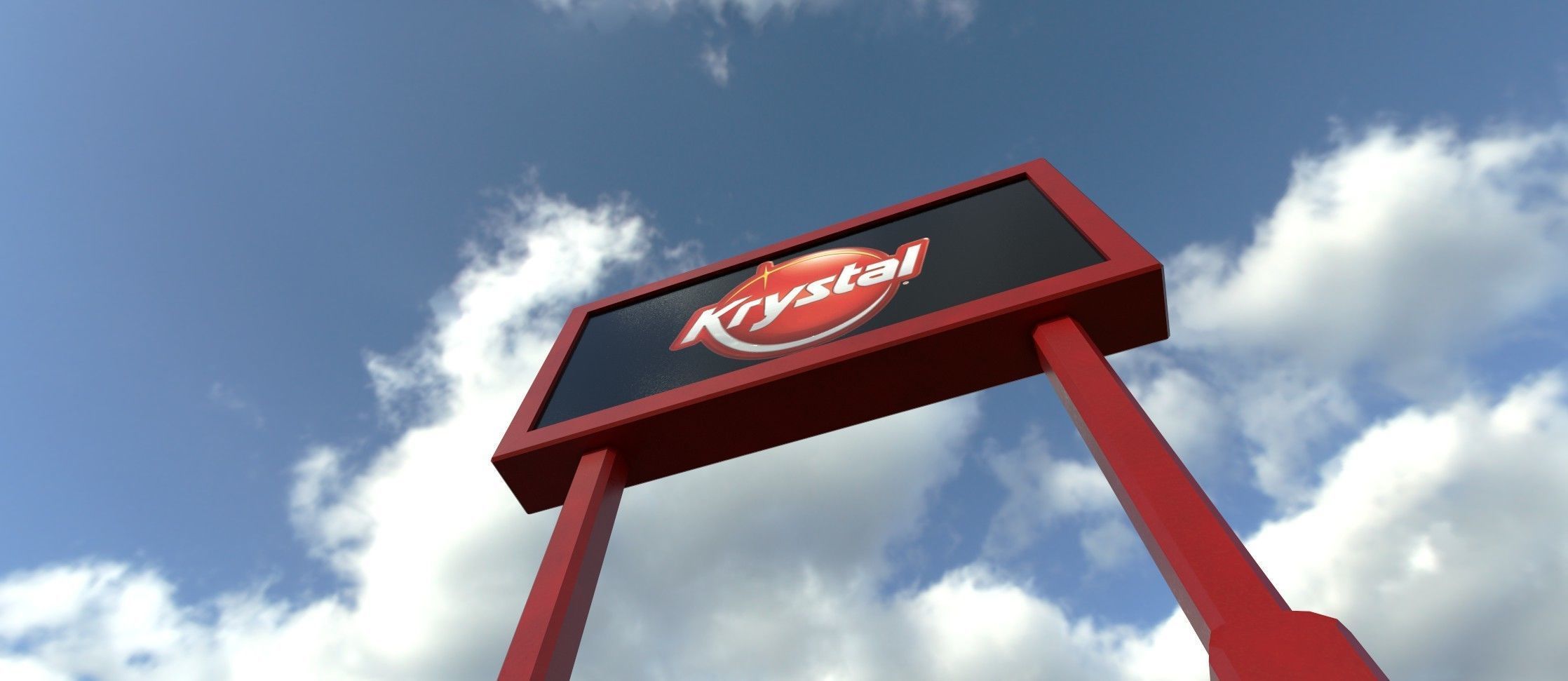 Krystal Hamburger Restaurant Low-Poly PBR Model Low-poly 3D model_7