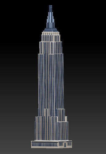 Empire State 3D Print Model Free 3D print model