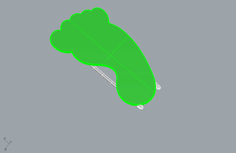 Small ankle fun memory paper clip 3D model 3D print model_16