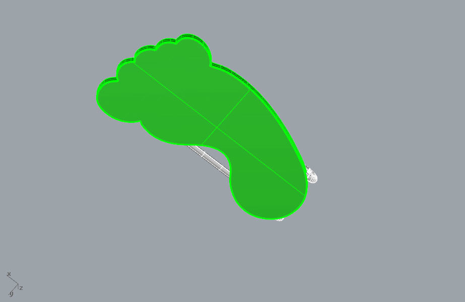 Small ankle fun memory paper clip 3D model 3D print model_15