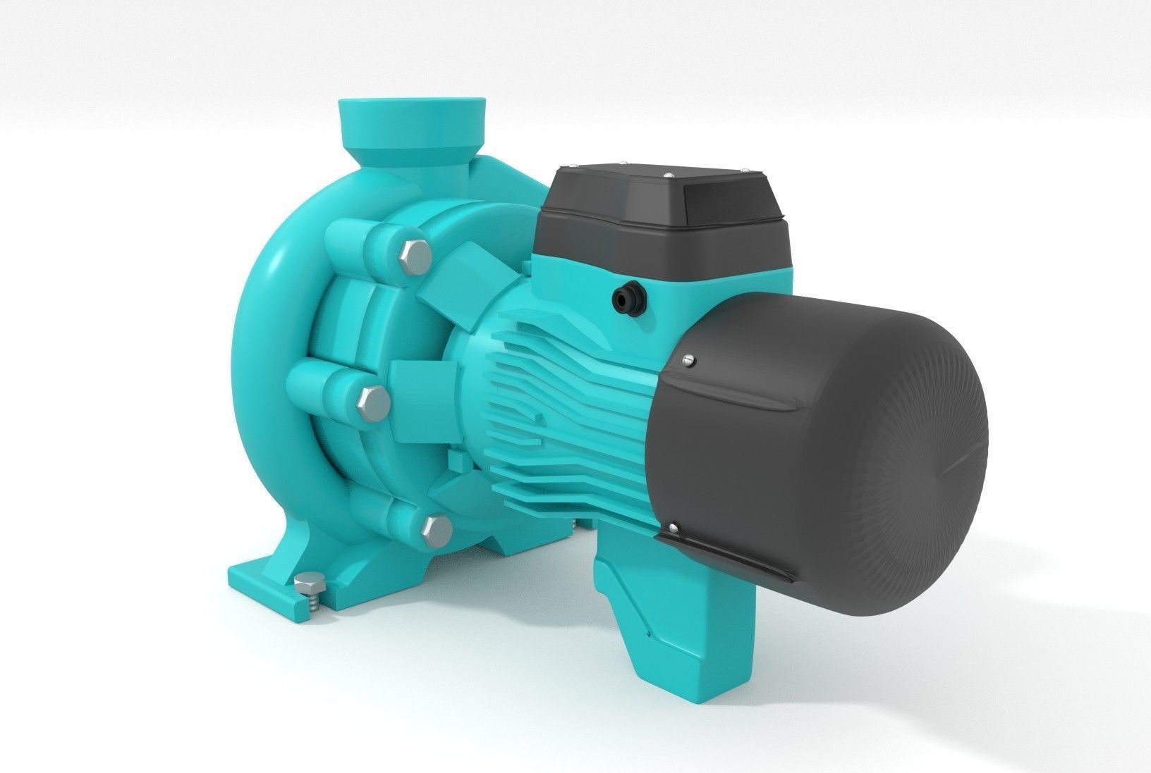 Centrifugal water pump 3D model CGTrader