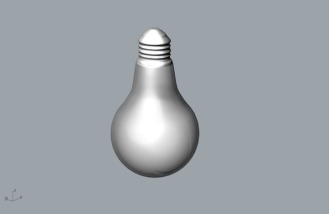 10-100W Energy-saving light bulb 3D Model 3D print model