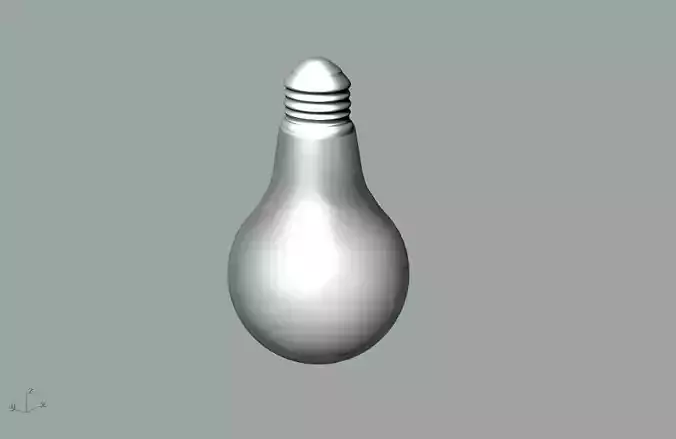 10-100W Energy-saving light bulb 3D Model 3D print model