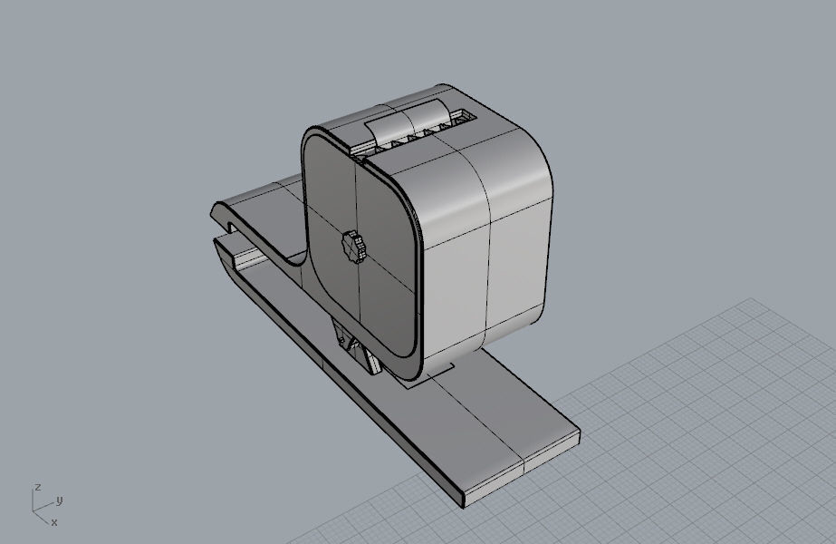 Tape cutter stationery 3D Model 3D print model_31