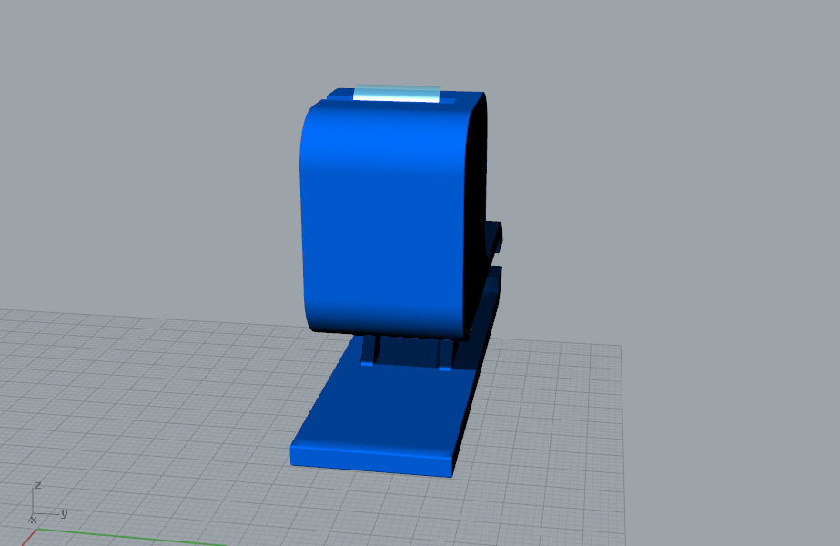 Tape cutter stationery 3D Model 3D print model_13