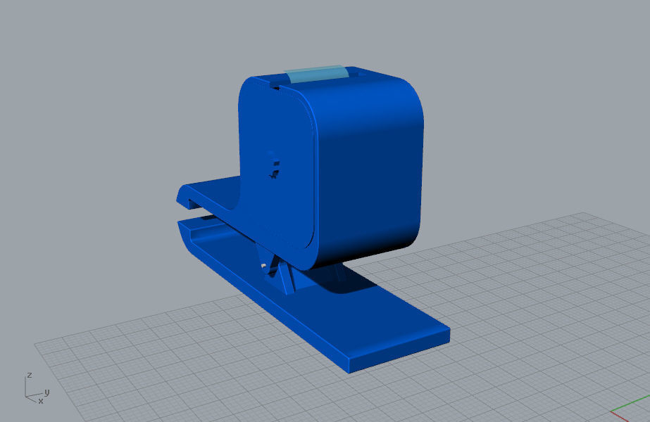 Tape cutter stationery 3D Model 3D print model_12