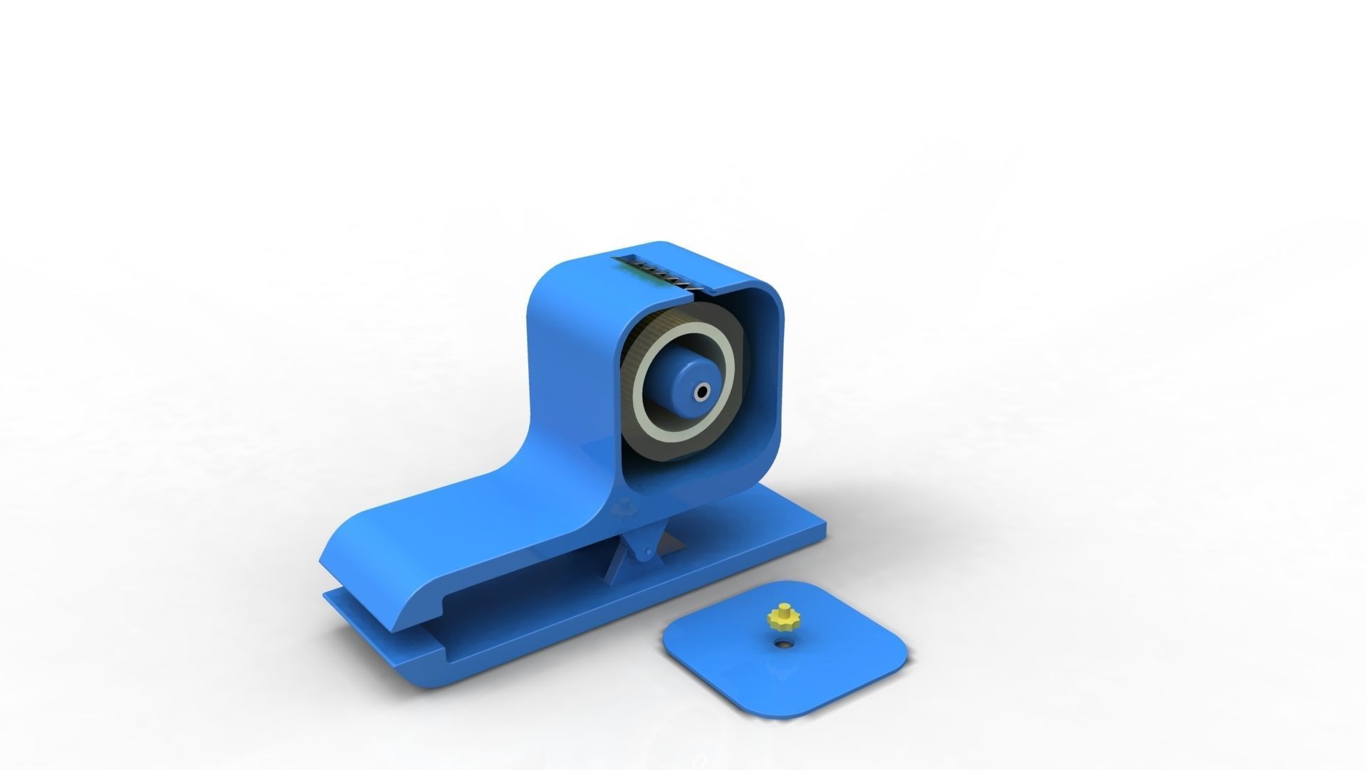 Tape cutter stationery 3D Model 3D print model_2