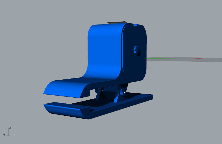 Tape cutter stationery 3D Model 3D print model_6