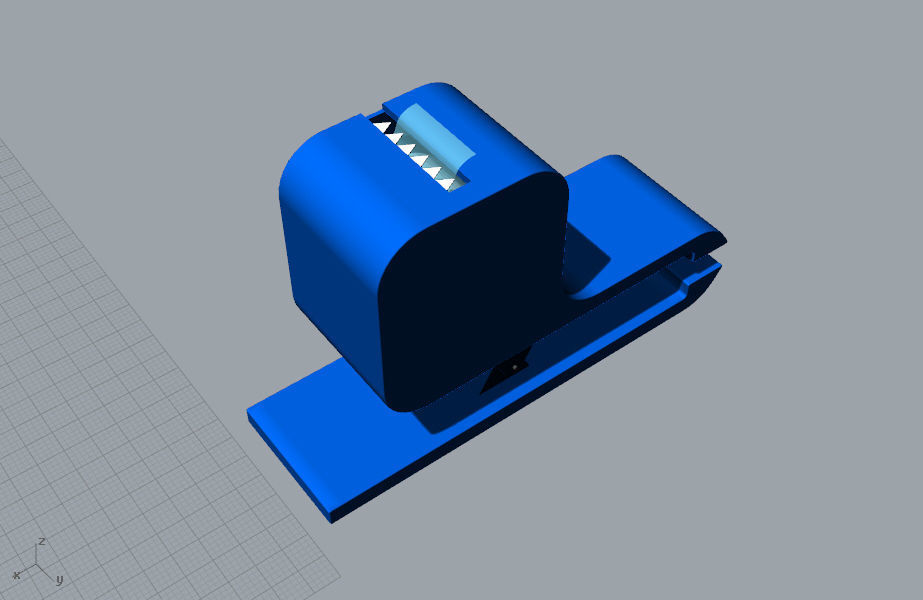Tape cutter stationery 3D Model 3D print model_17