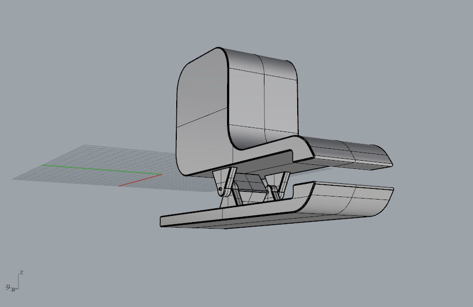 Tape cutter stationery 3D Model 3D print model_25
