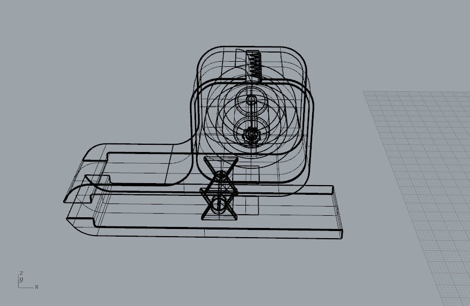 Tape cutter stationery 3D Model 3D print model_40