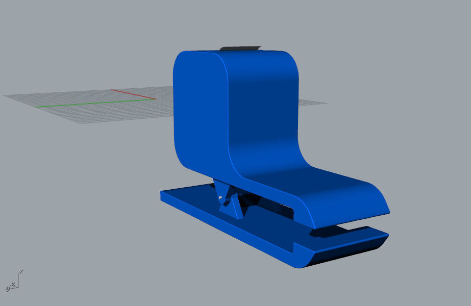Tape cutter stationery 3D Model 3D print model_16