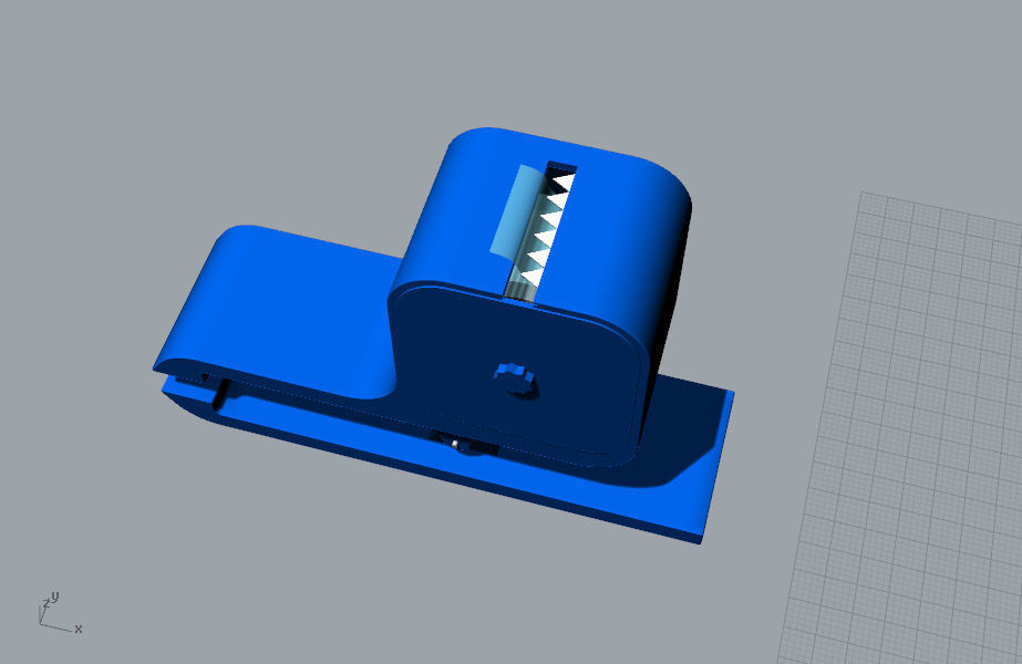 Tape cutter stationery 3D Model 3D print model_7