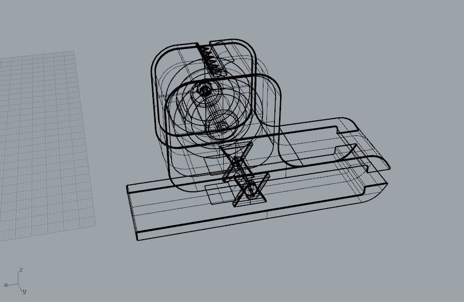 Tape cutter stationery 3D Model 3D print model_36