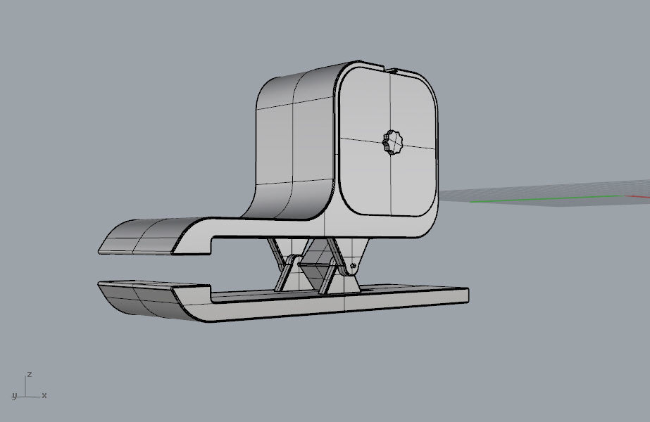 Tape cutter stationery 3D Model 3D print model_27