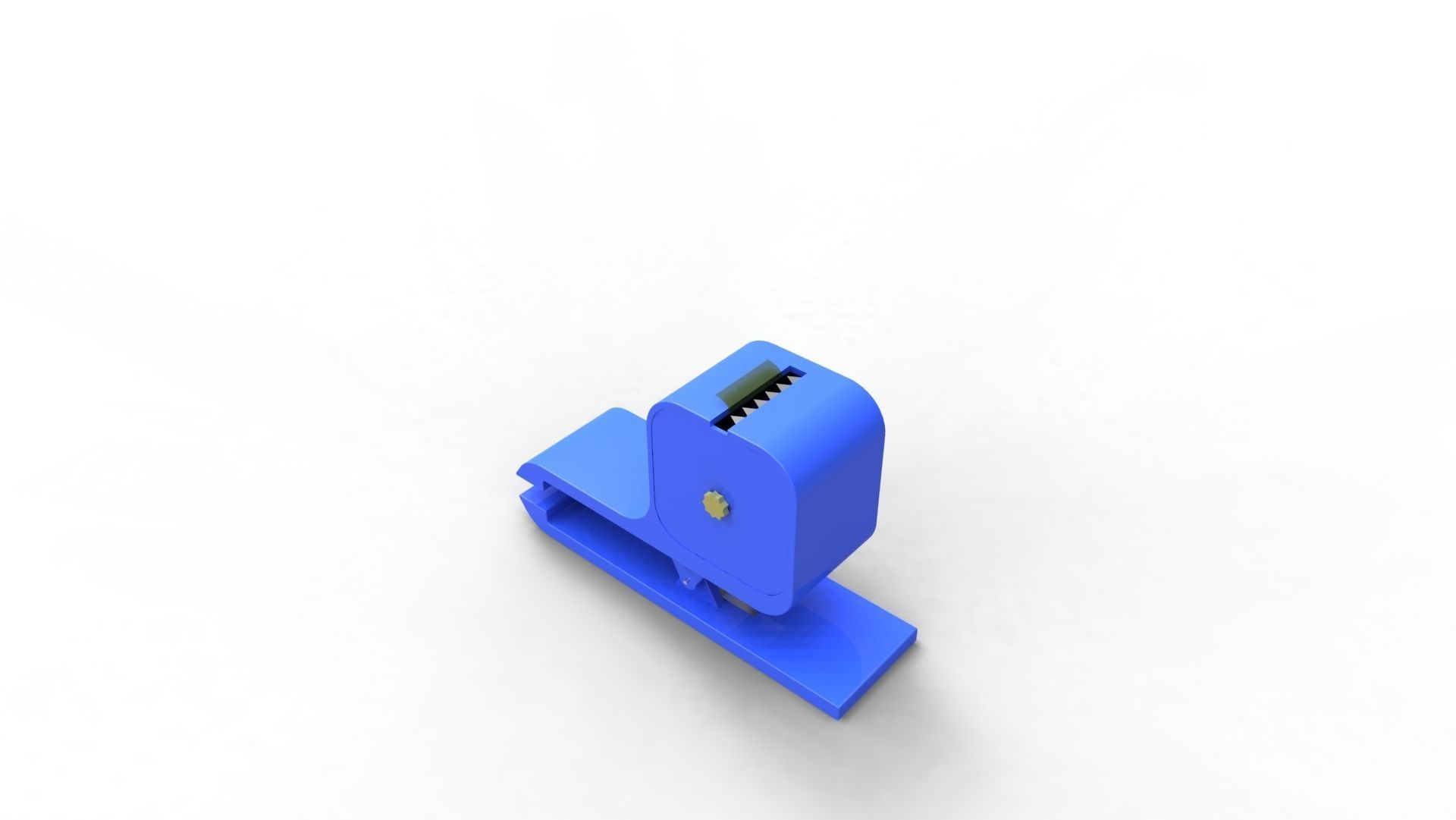 Tape cutter stationery 3D Model 3D print model_3