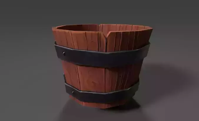wooden barrel