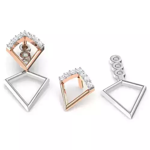 Duo Triangle Ear Jackets