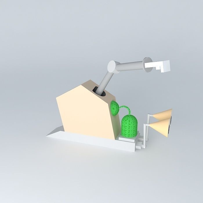Robotic Snail Free 3D model_1