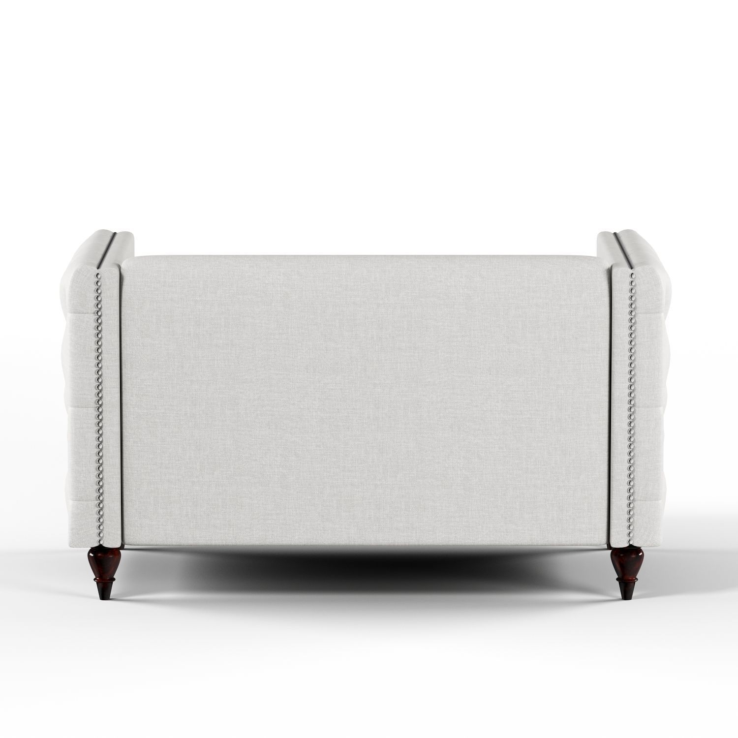 Furniture of America Jada Tufted Loveseat Gray Low-poly 3D model_7