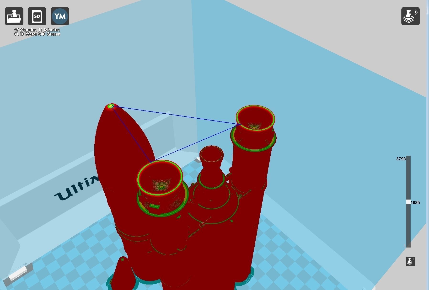 Ariane 5 Rocket Printable Miniature 3D print model_47