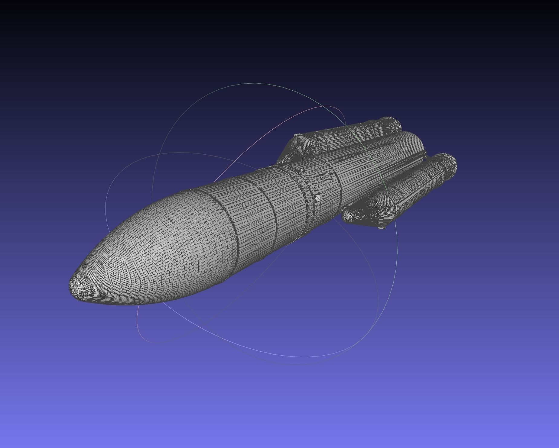 Ariane 5 Rocket Printable Miniature 3D print model_28
