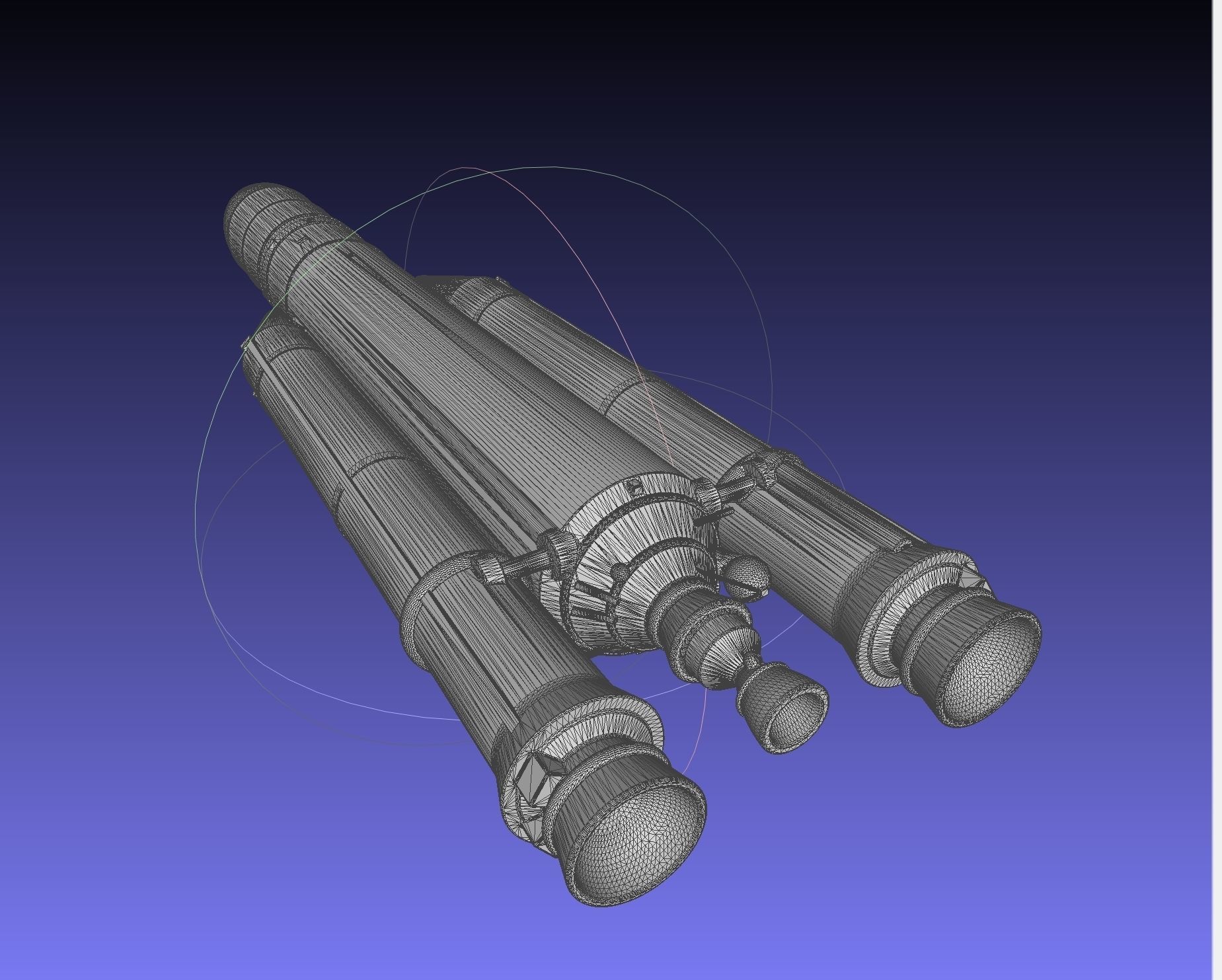 Ariane 5 Rocket Printable Miniature 3D print model_20