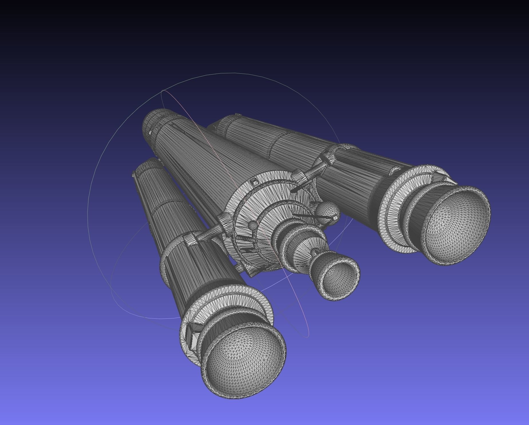 Ariane 5 Rocket Printable Miniature 3D print model_33