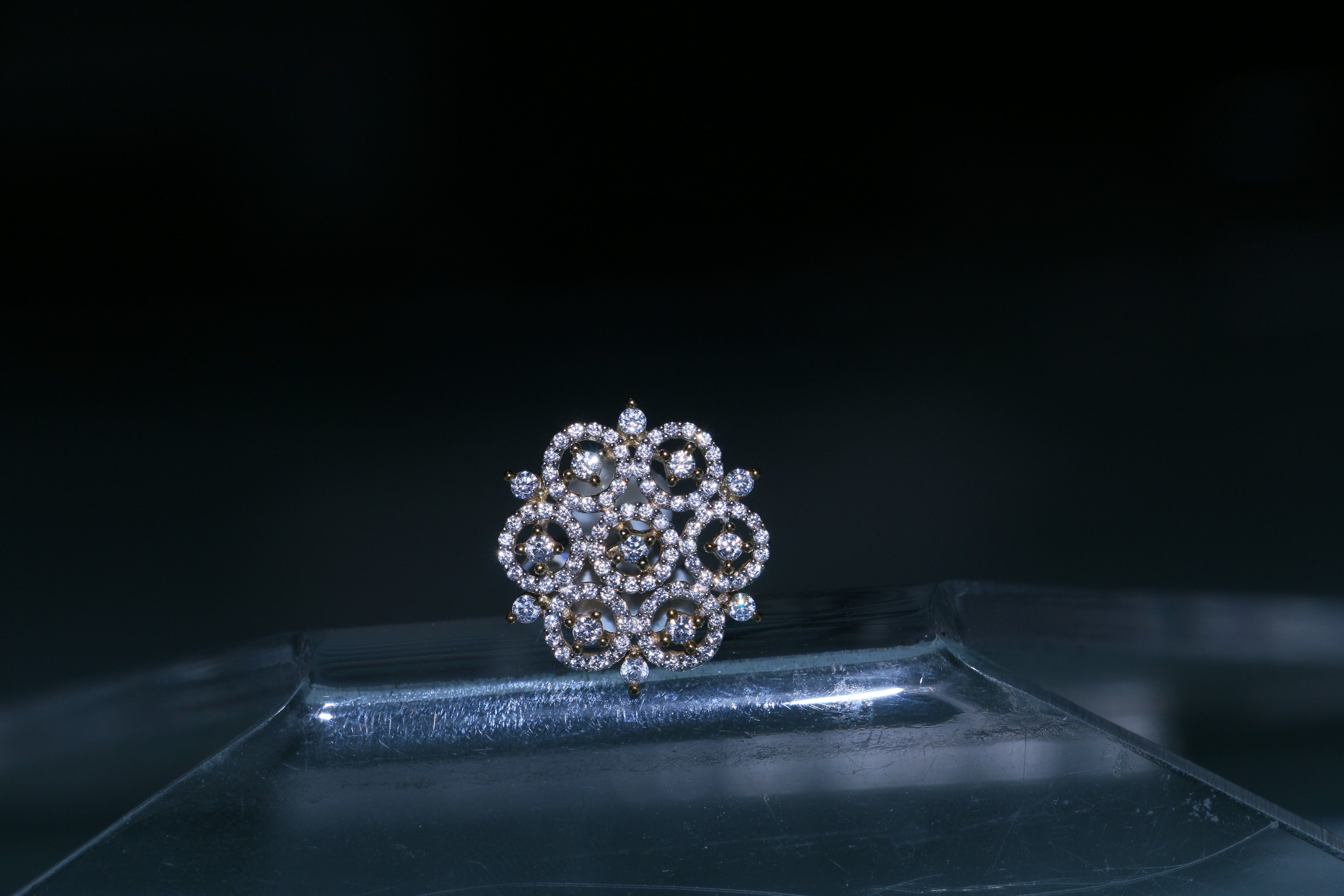 Circular Stark Stud Earring 3D print model_7