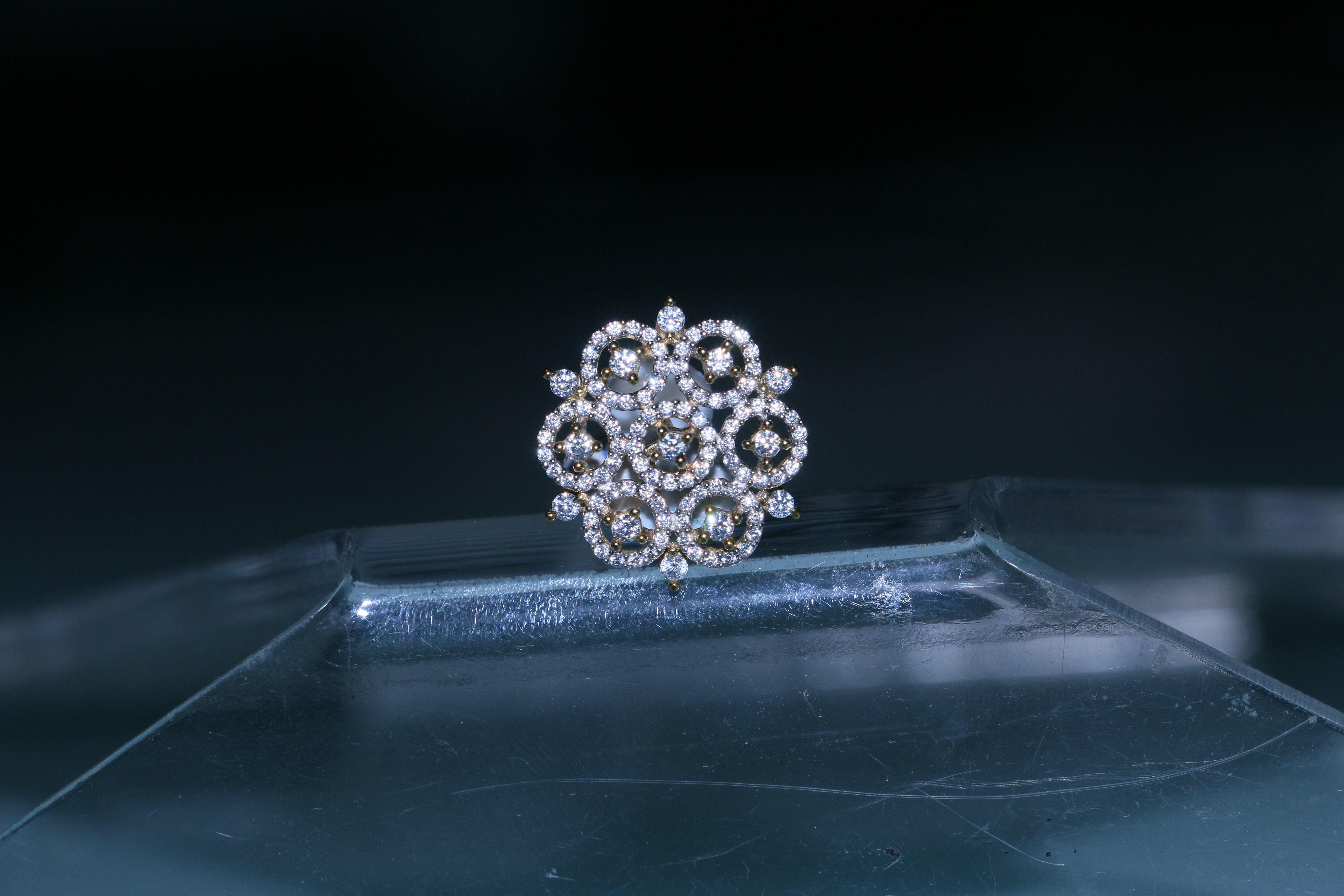 Circular Stark Stud Earring 3D print model_8