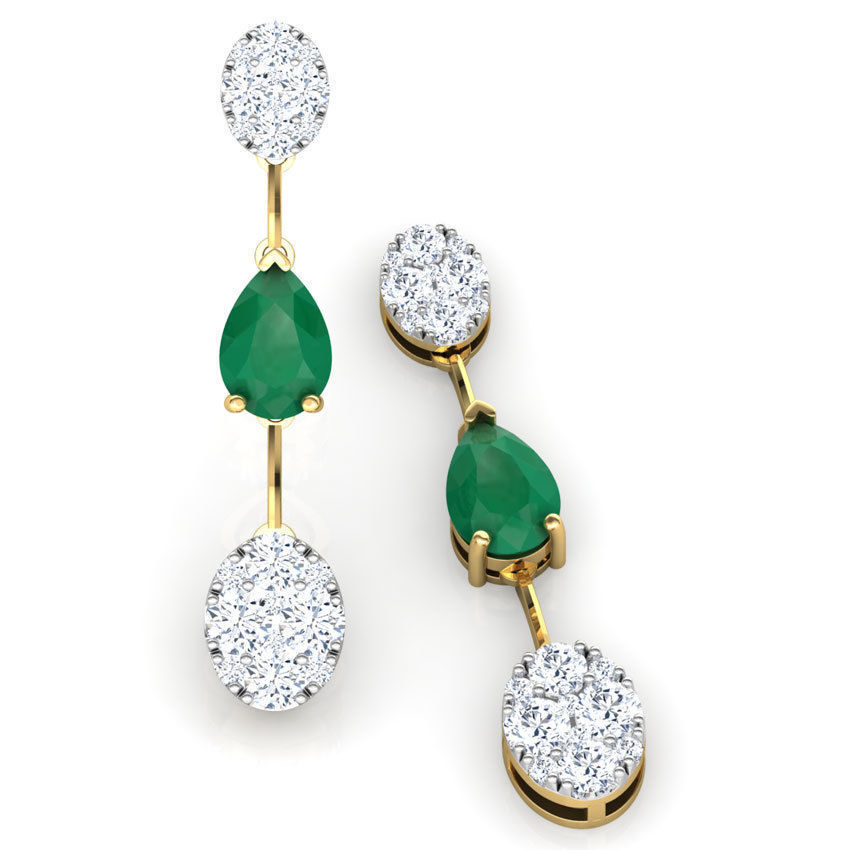 Drop and Cluster Drop Earring 3D print model_2