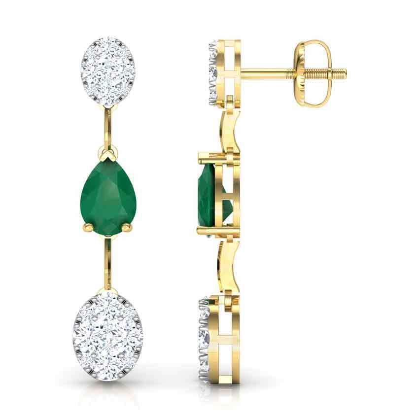 Drop and Cluster Drop Earring 3D print model_3