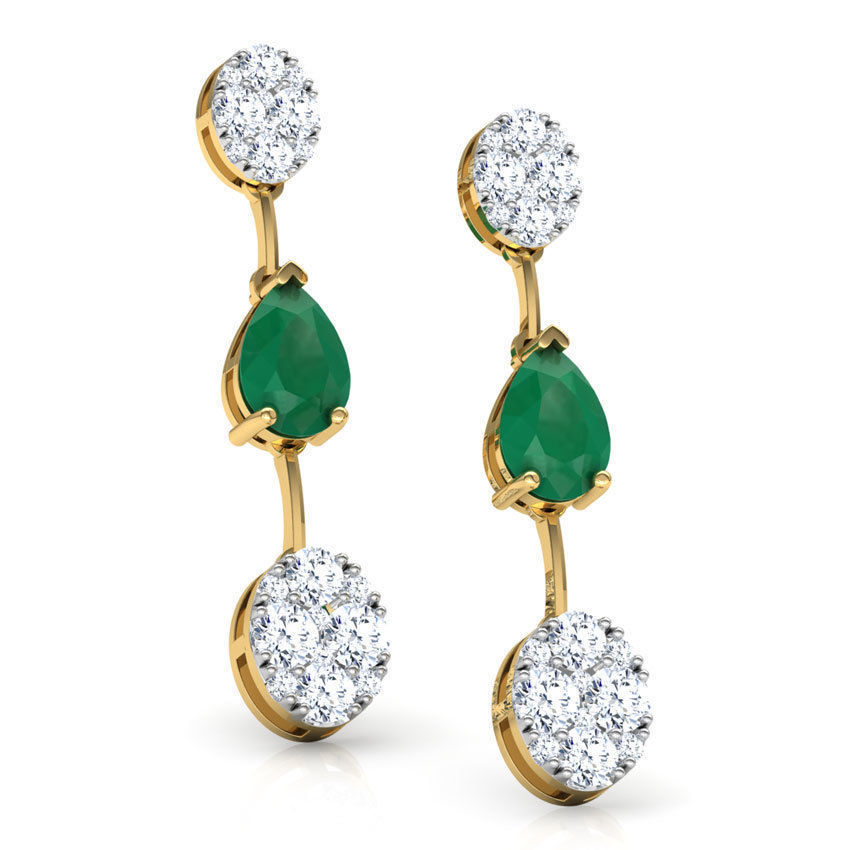 Drop and Cluster Drop Earring 3D print model_4