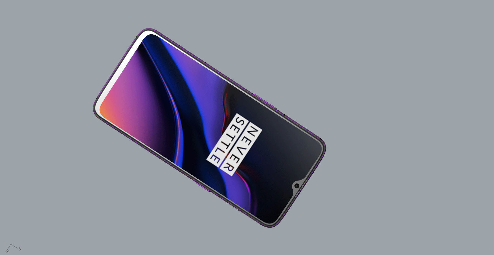 Oneplus 6T Thunder Purple 3D Model 3D print model_14