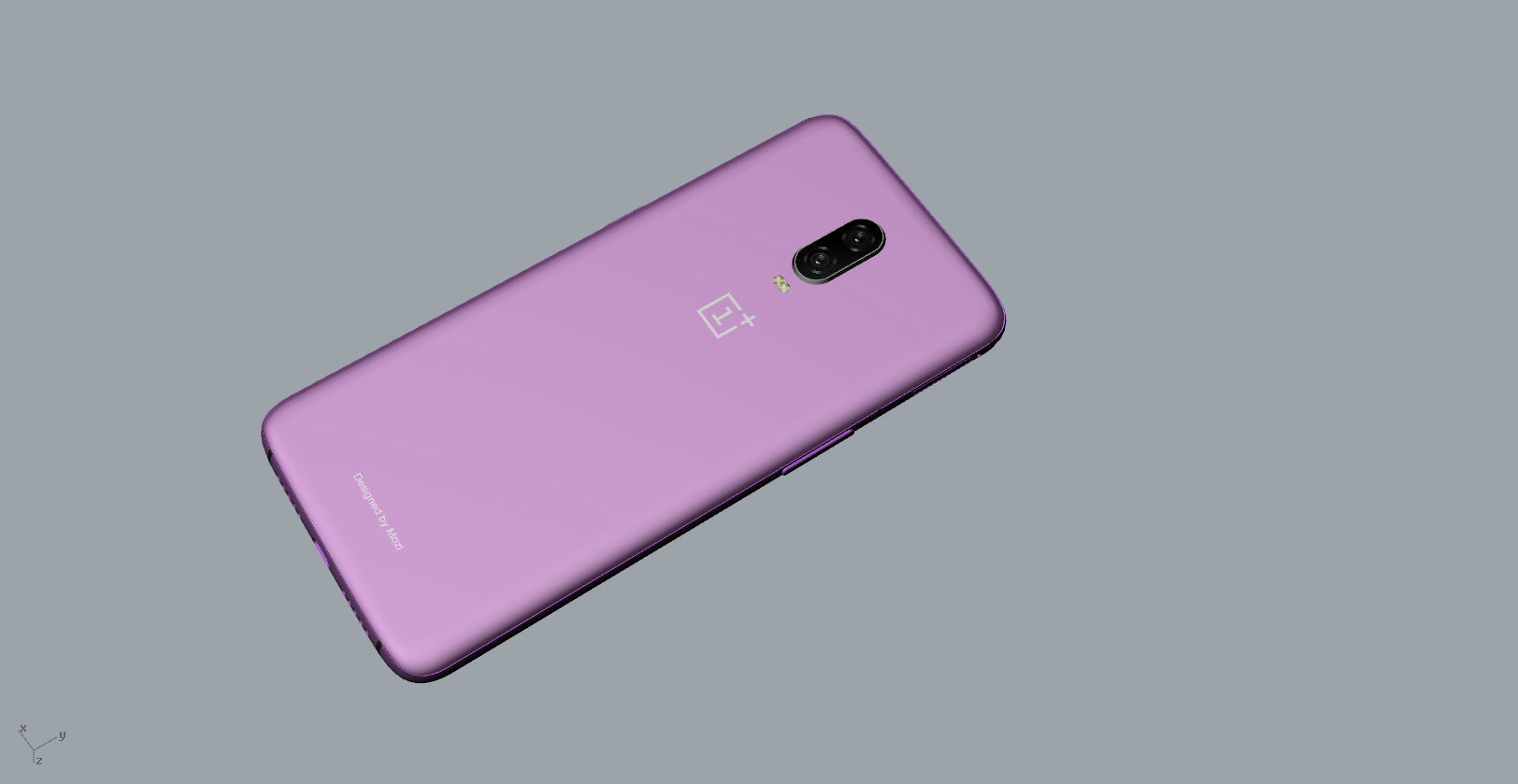 Oneplus 6T Thunder Purple 3D Model 3D print model_12