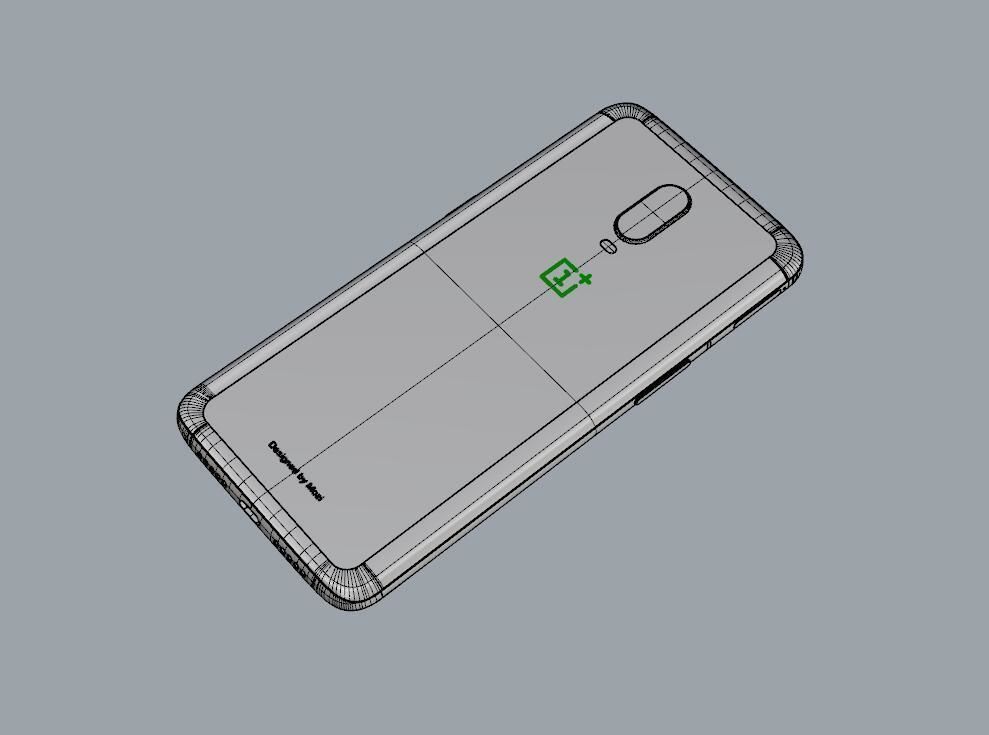 Oneplus 6T Thunder Purple 3D Model 3D print model_26