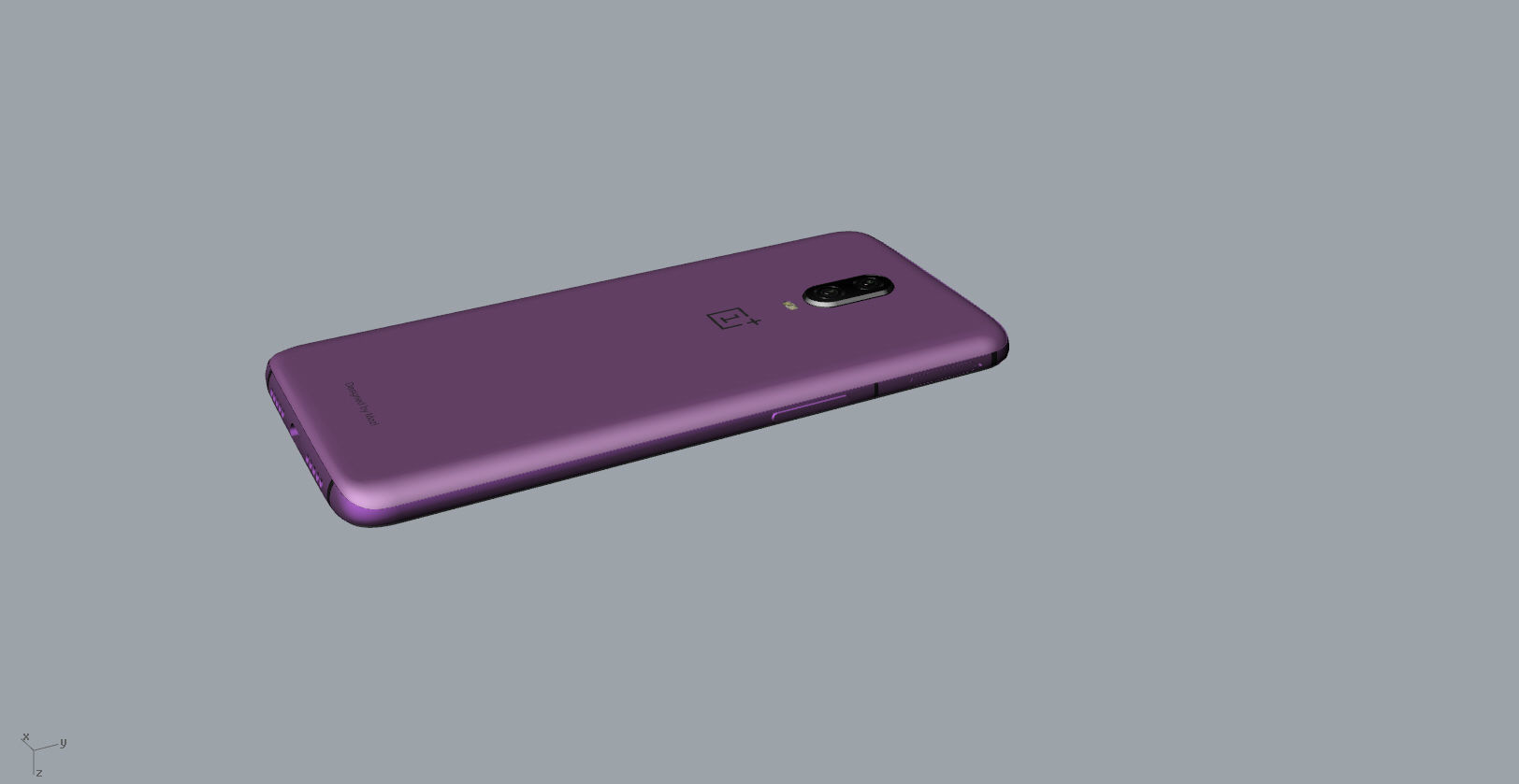 Oneplus 6T Thunder Purple 3D Model 3D print model_9