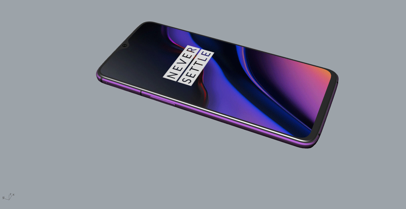 Oneplus 6T Thunder Purple 3D Model 3D print model_19