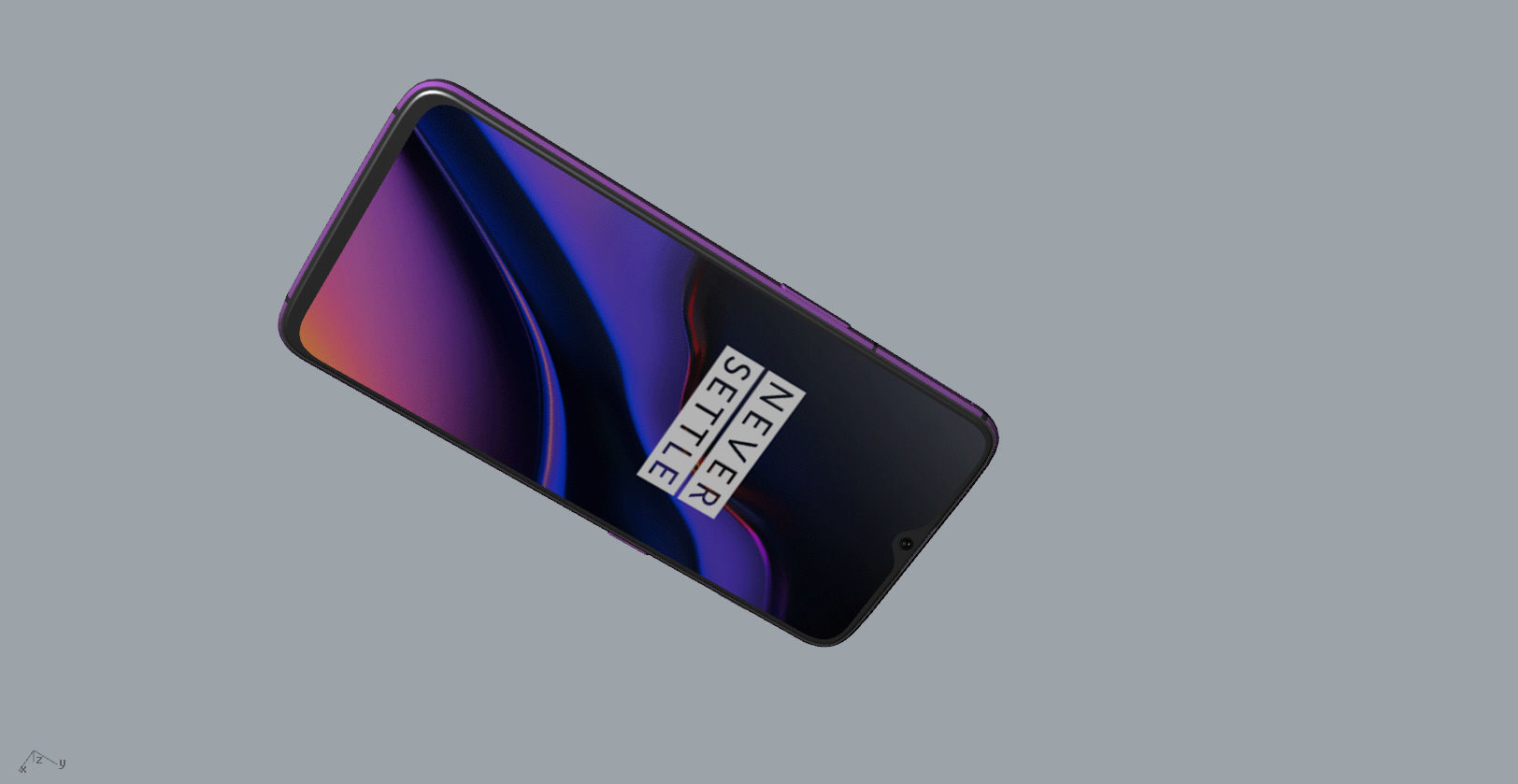 Oneplus 6T Thunder Purple 3D Model 3D print model_11