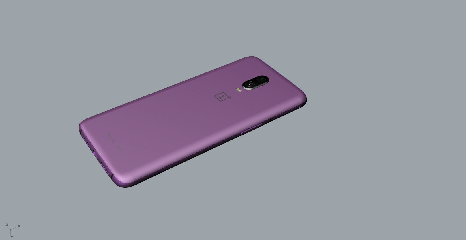 Oneplus 6T Thunder Purple 3D Model 3D print model_10