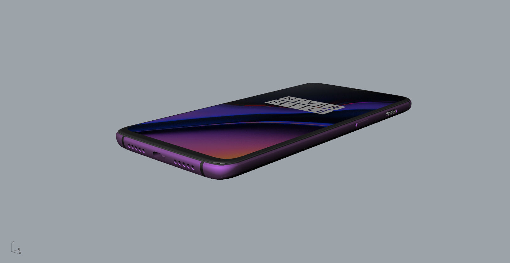 Oneplus 6T Thunder Purple 3D Model 3D print model_18