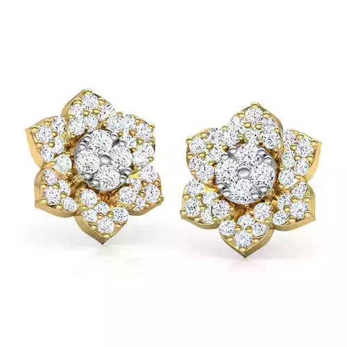 Bellum Flower Stud Earrings